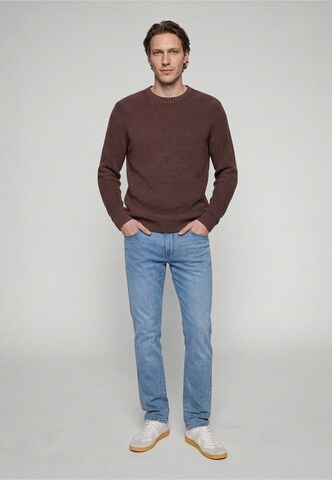 INDICODE JEANS Trui 'Torpedo' in Bruin
