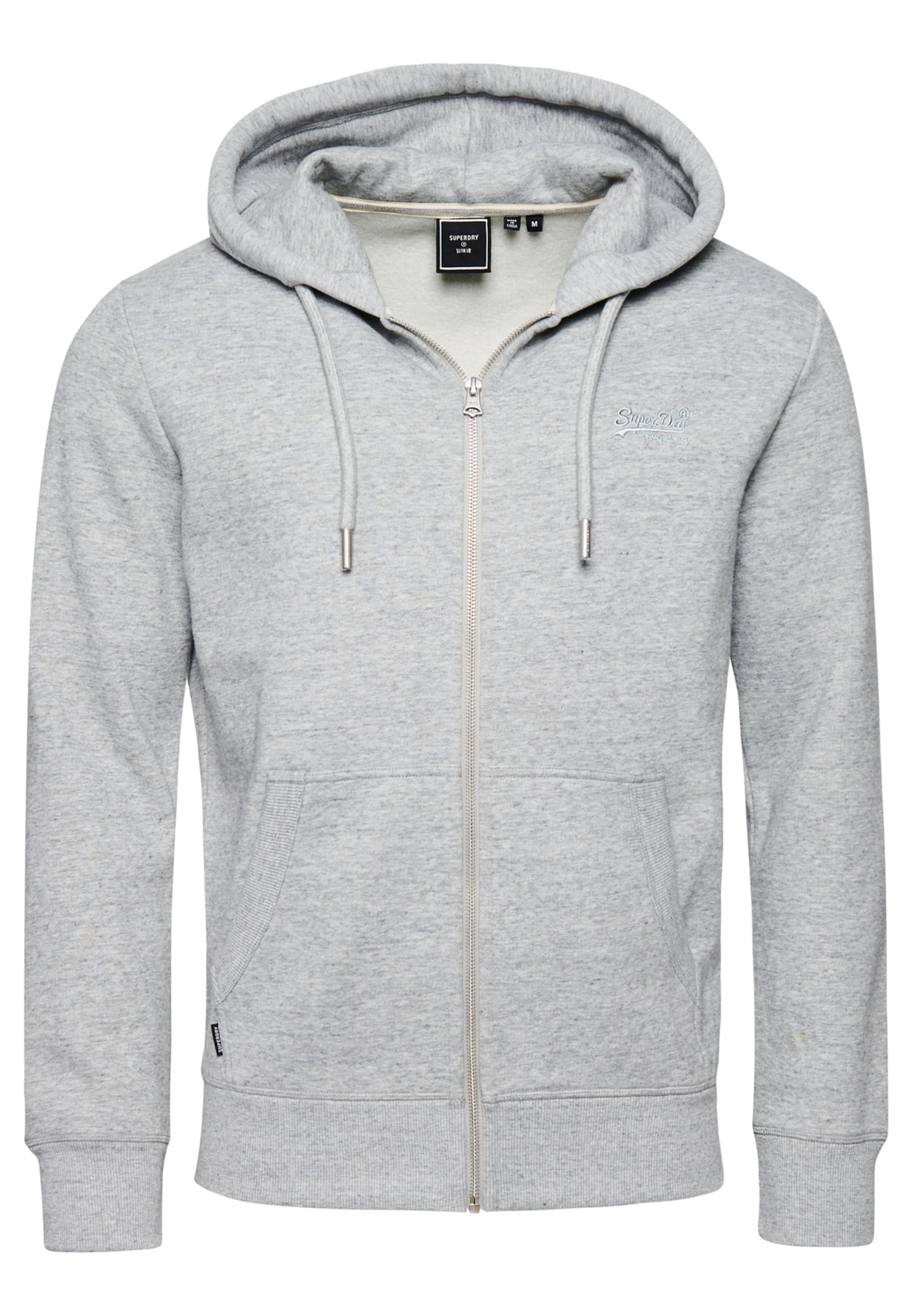 SuperdryGornji dio trenirke - siva boja: prednji dio