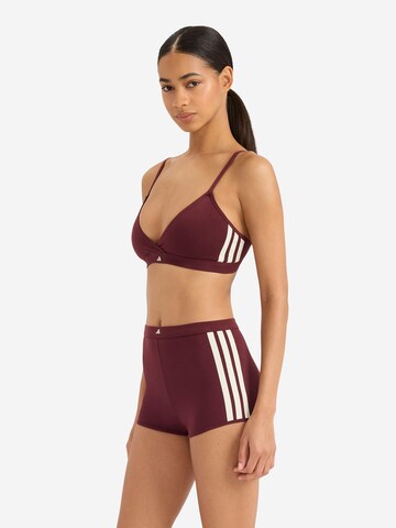 Culotte ' Sport Active Essentials Cotton 3 Stripes ' ADIDAS SPORTSWEAR en rouge