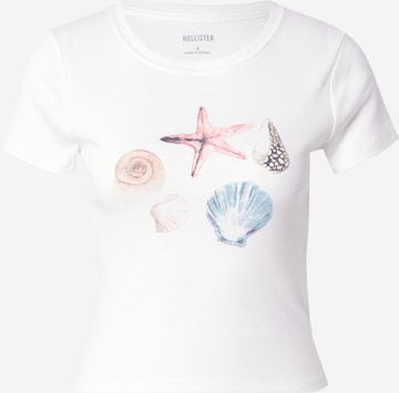 T-shirt HOLLISTER en bleu : devant