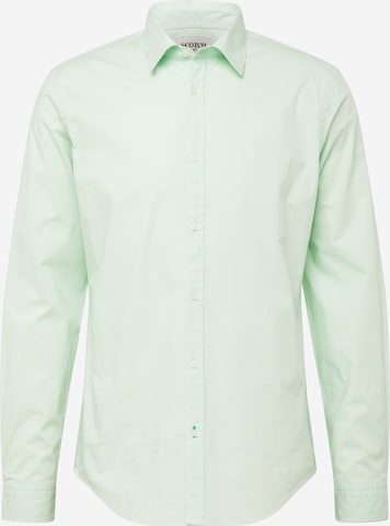 SCOTCH & SODA Regular fit Overhemd 'Essential' in Groen: voorkant