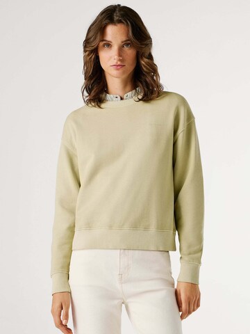 Sweat-shirt 'MALU' Pepe Jeans en vert : devant