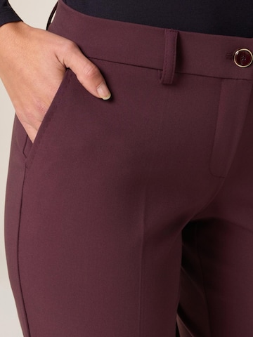 oltre Flared Trousers in Red