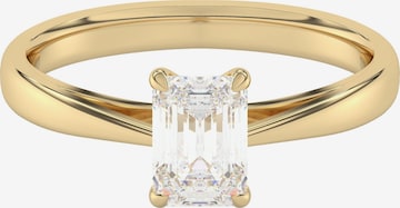 Bague Diam Addict en jaune : devant