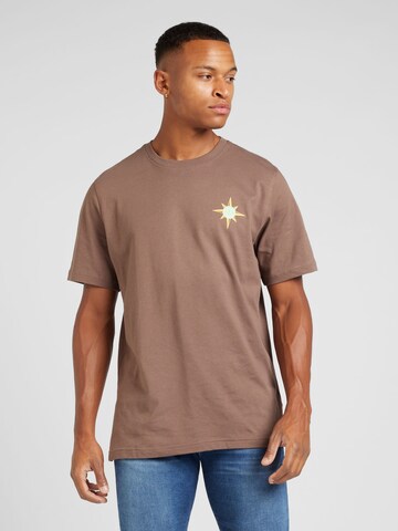 Tricou 'SUMMIT NATURE' de la ADIDAS ORIGINALS pe maro