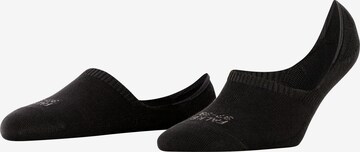 FALKE Ankle Socks 'Step High Cut' in Black: front