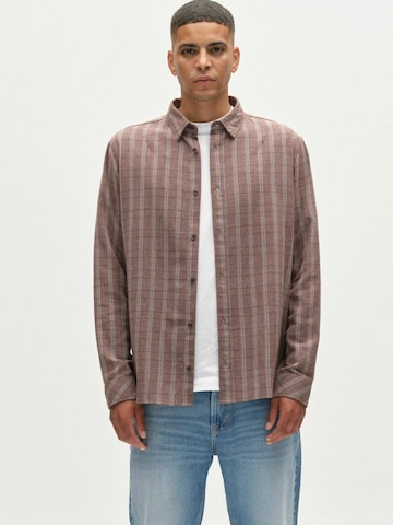 Coupe regular Chemise 'Sven' GABBA en orange : devant