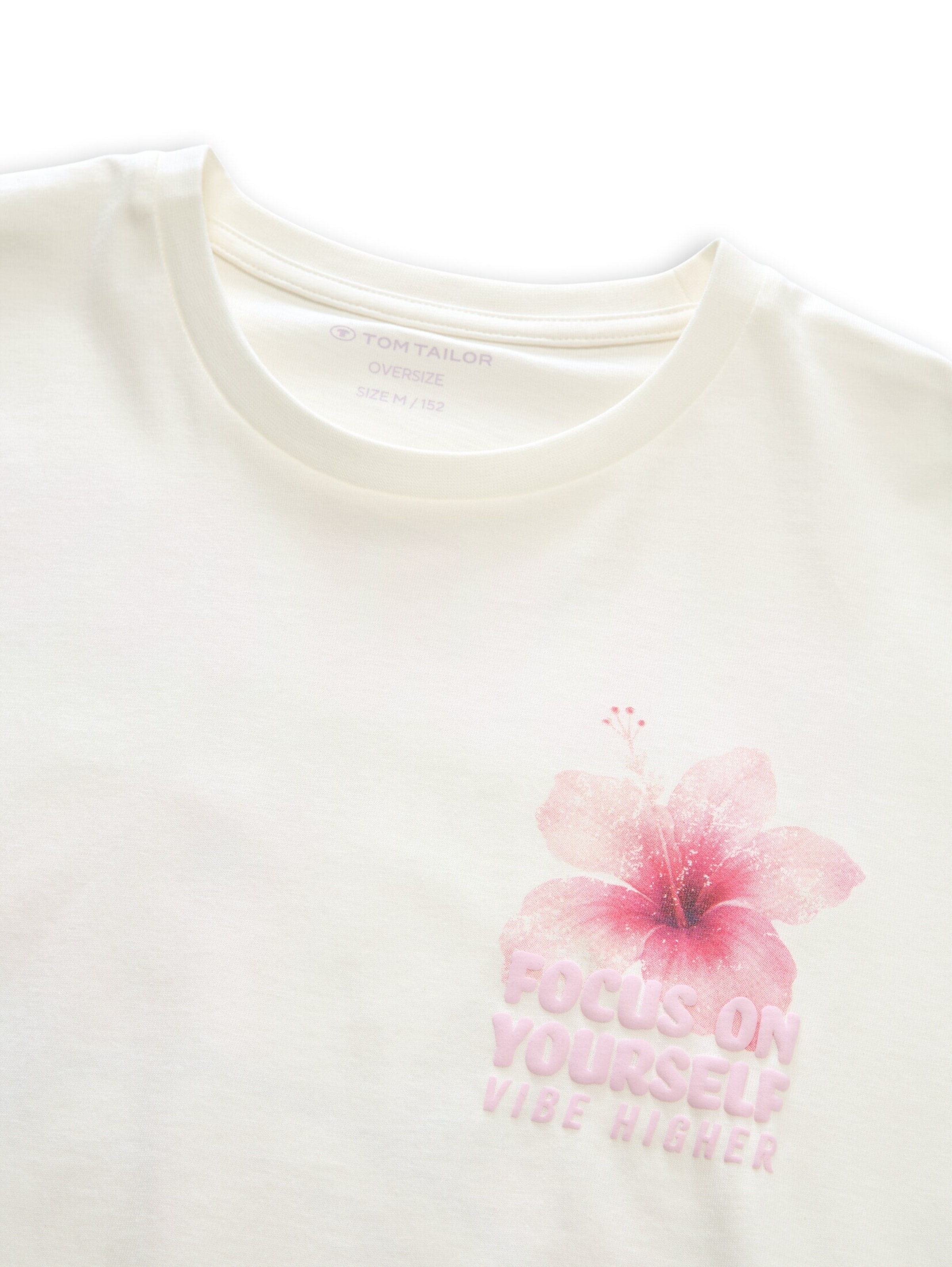 TOM TAILOR T-Shirt in Weiß