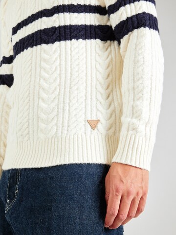 GUESS Pullover 'ELRIC' in Weiß
