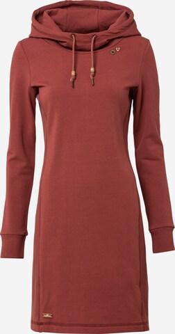 Ragwear Jurk 'Sabreen' in Rood: voorkant