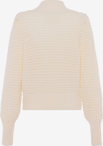 Pull-over faina en blanc