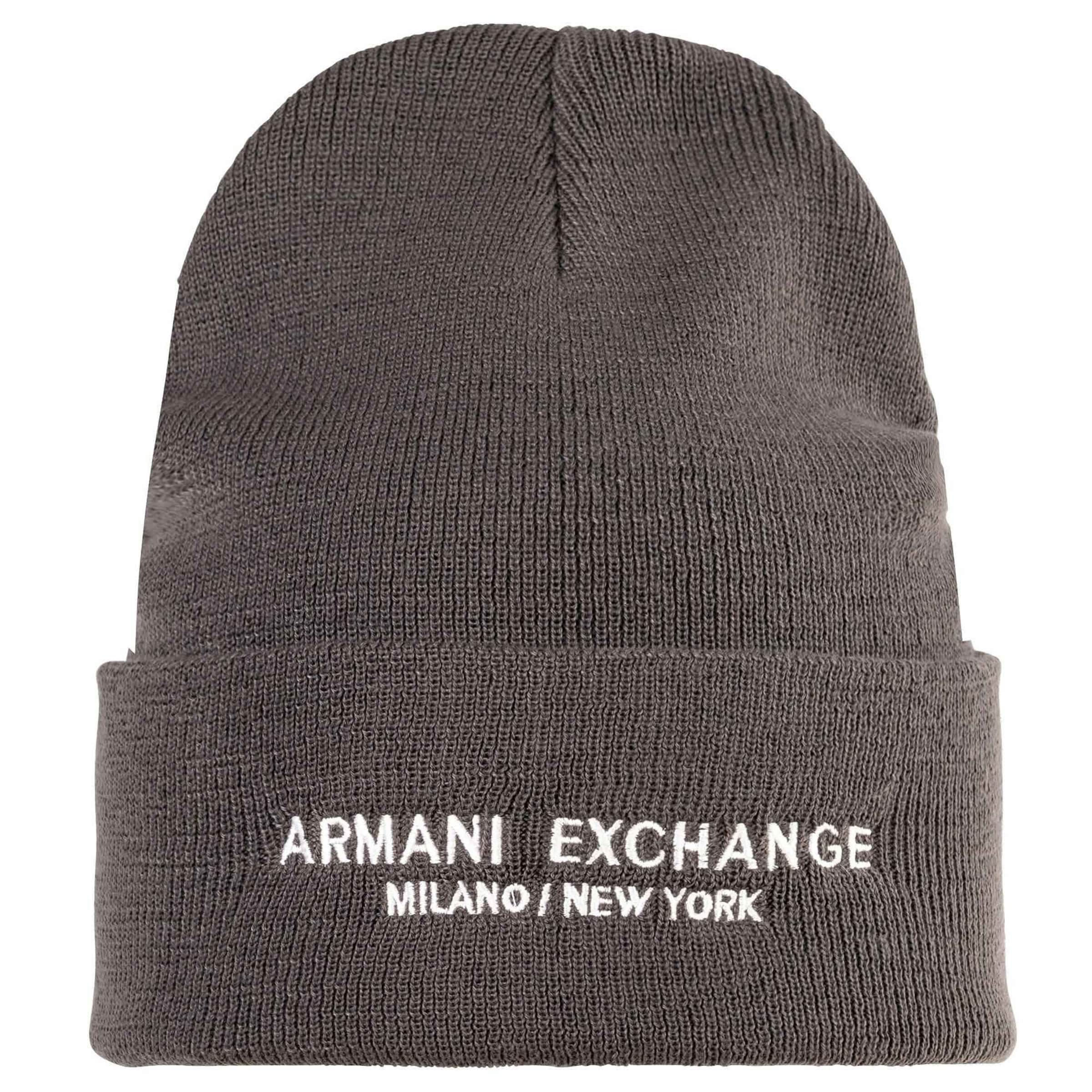 ARMANI EXCHANGE Čepice – šedá: přední strana