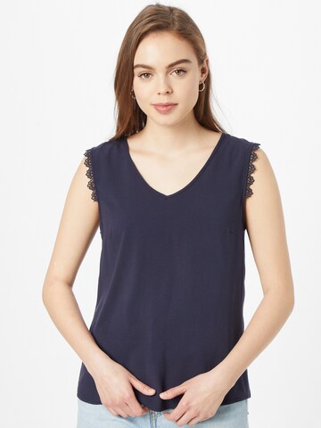 VERO MODA Top 'BECCA' in Blauw: voorkant