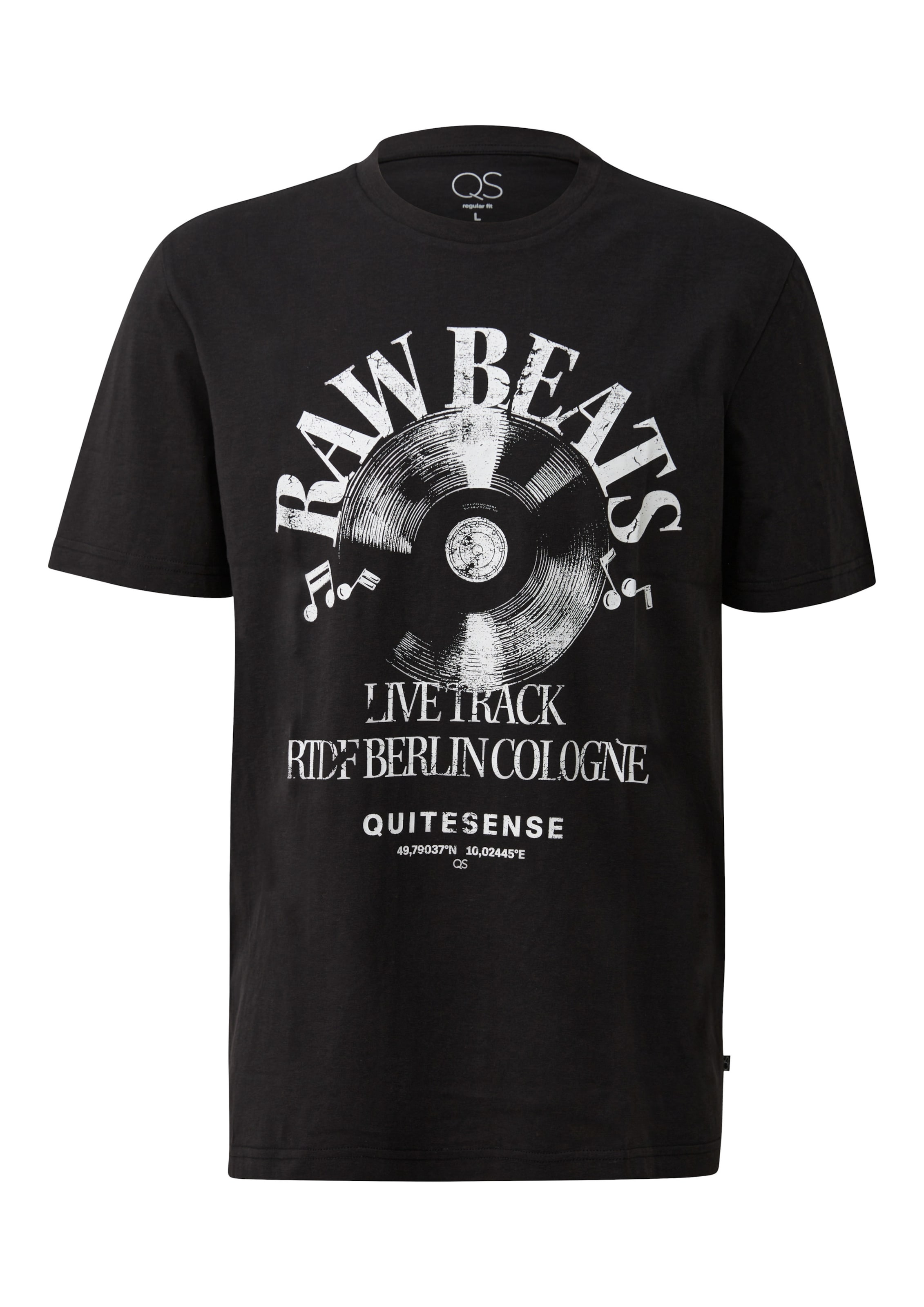 QS Shirt in Black: front