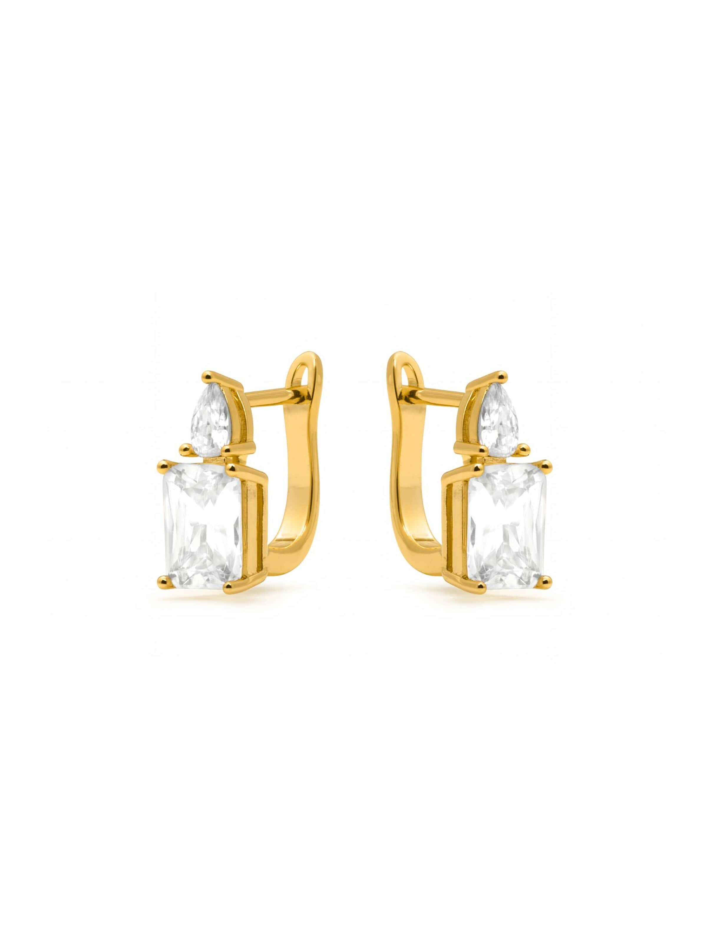 Luxenter Earrings 'Wenca' in Gold