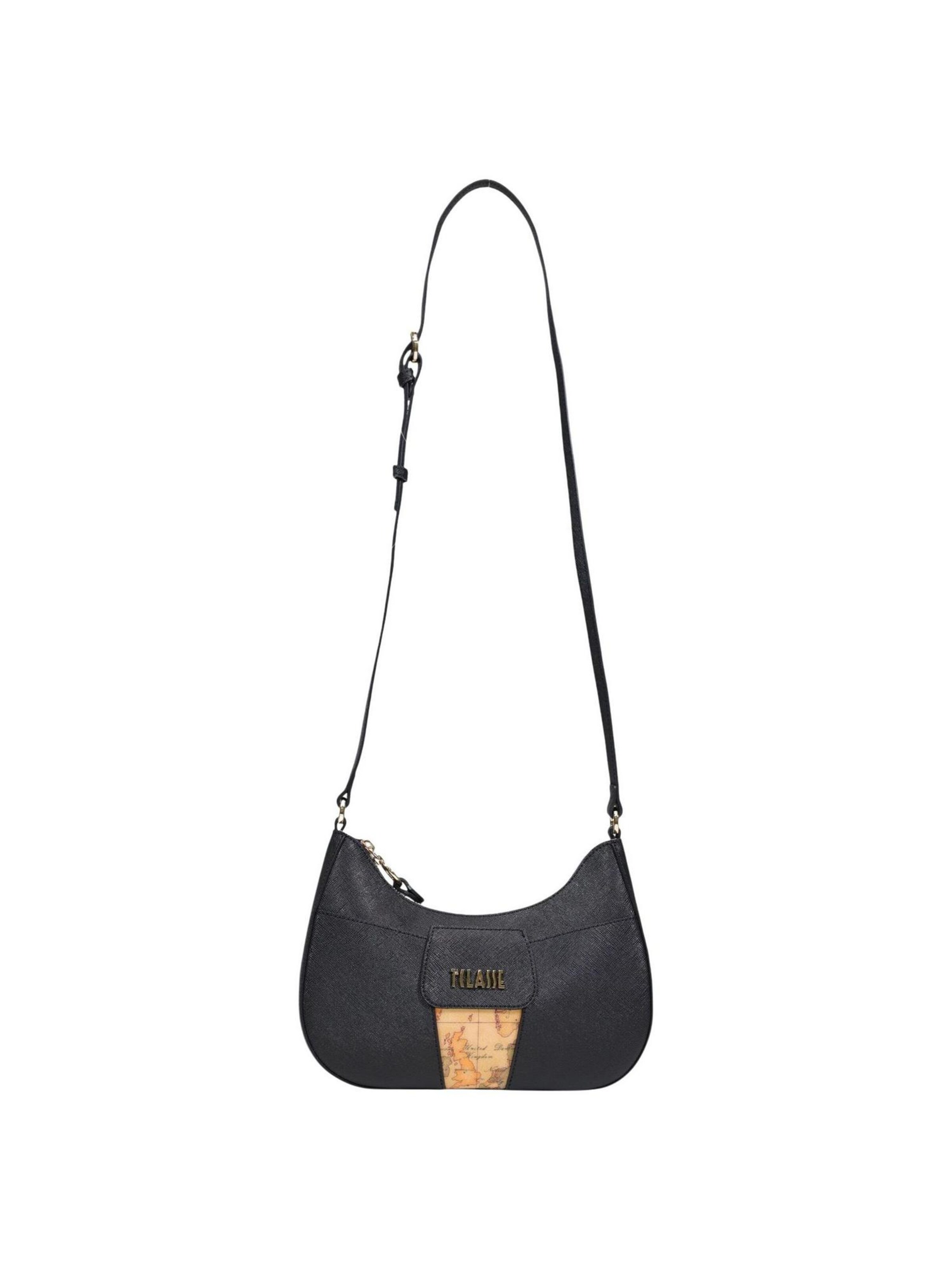 Alviero Martini 1a clase Schoudertas 'Shoulder Bag LE50 9407' in Zwart: voorkant