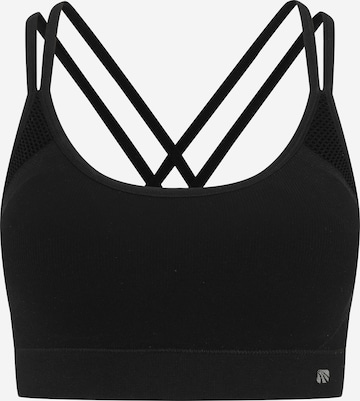 Marika Bustier Sport-BH 'ERIN' in Schwarz: predná strana