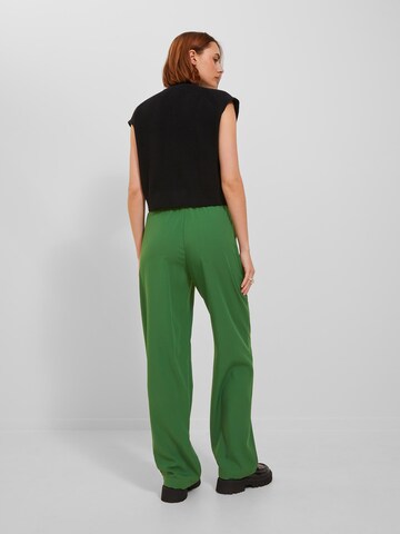 JJXX Wide leg Broek 'Poppy' in Groen