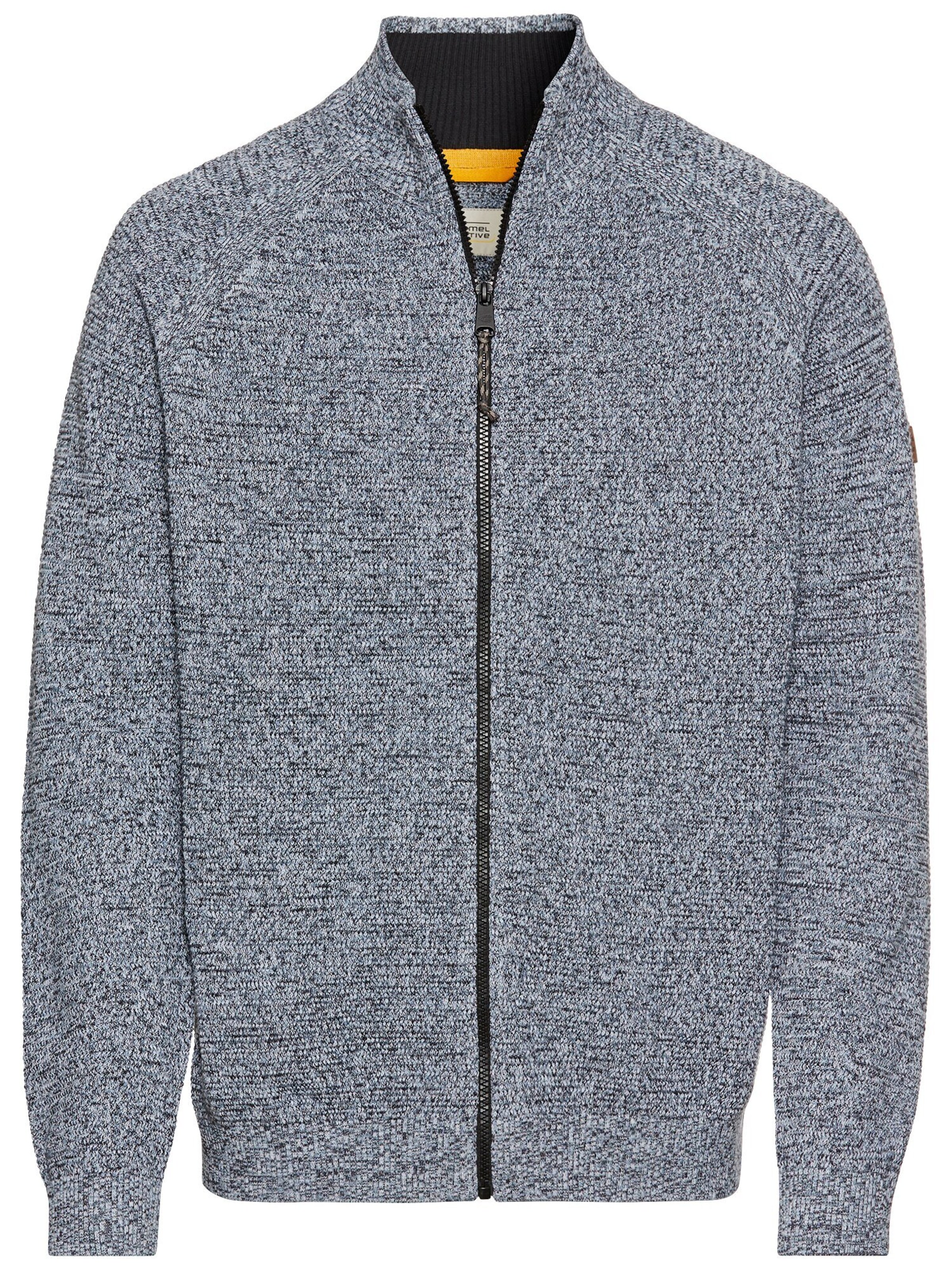 CAMEL ACTIVE Knit Cardigan in Marine Blue ABOUT YOU