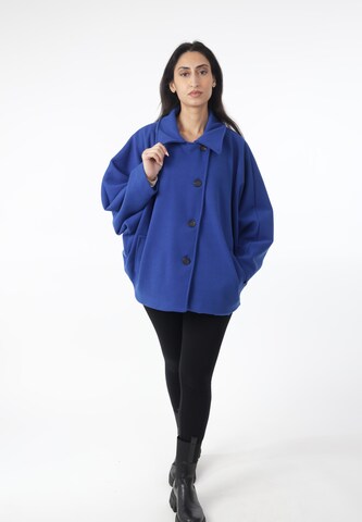 Manteau mi-saison Elara en bleu