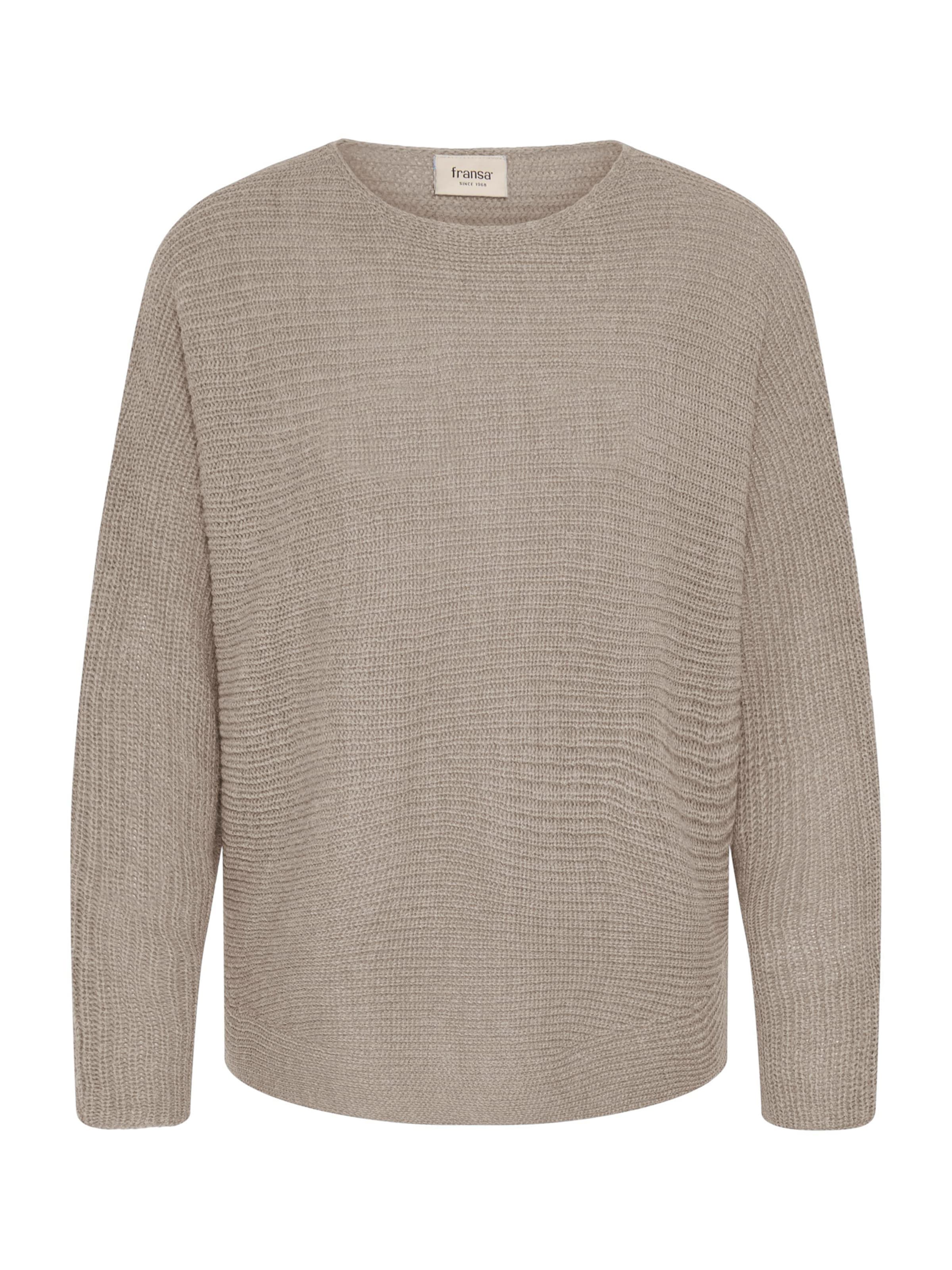 Fransa Sveter 'FRERETTA' - Sivá: predná strana