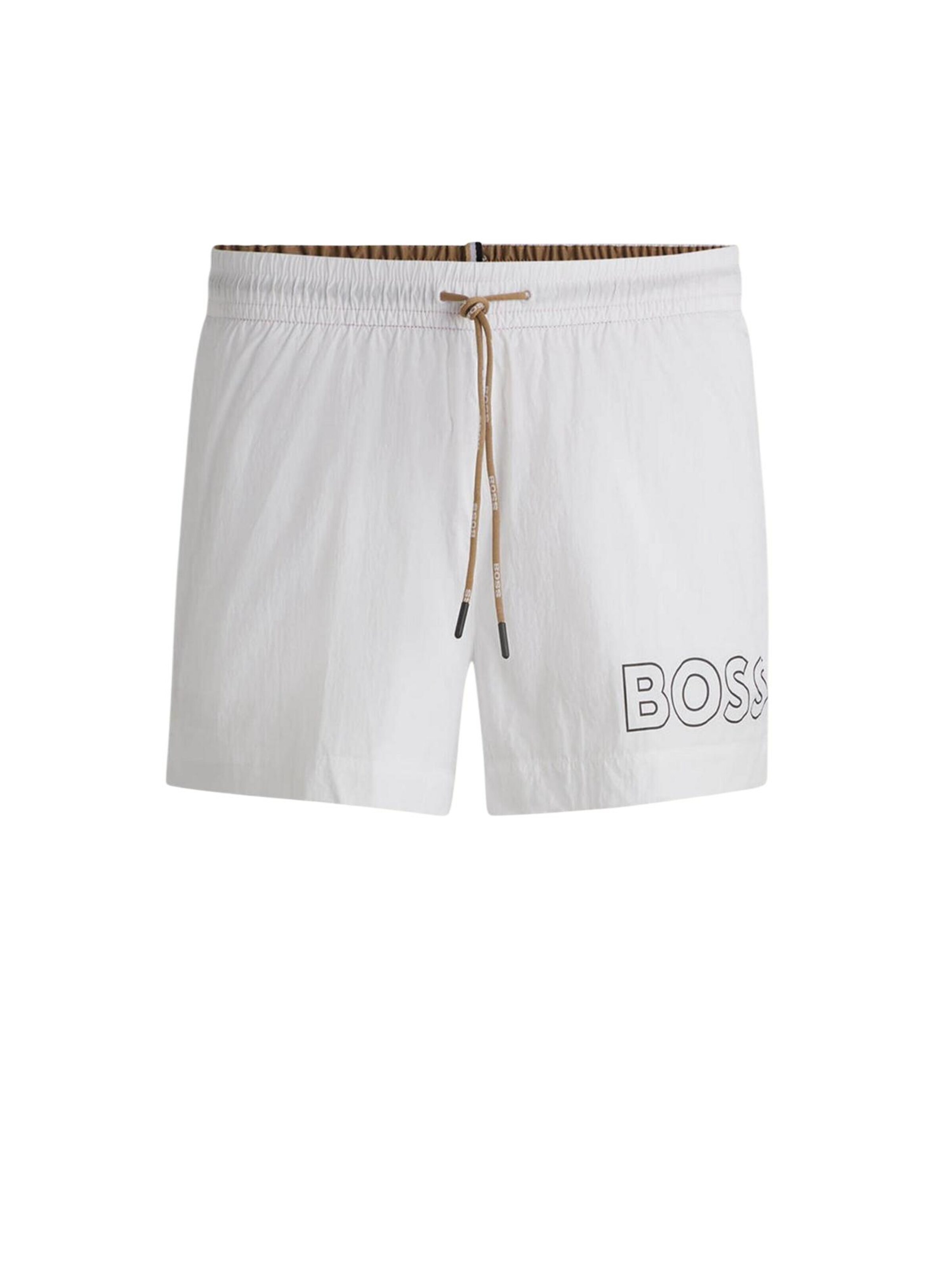 Pantaloncini da bagno '10229264 50469280' di BOSS in bianco: frontale