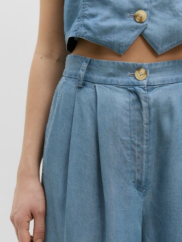 EDITED Wide Leg Hose 'Jocelyne' in Blau