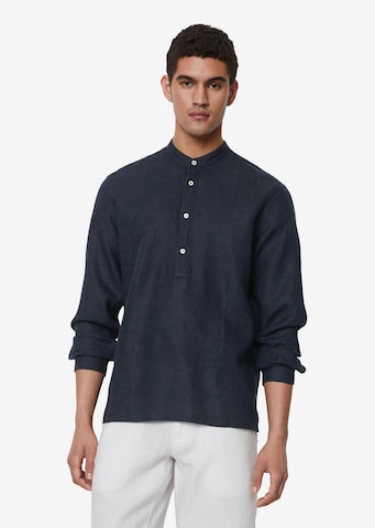 Marc O'Polo Regular fit Overhemd in Blauw: voorkant