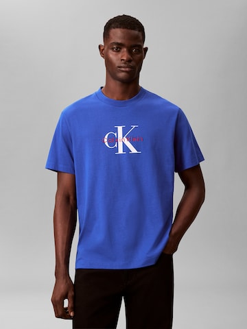 mėlyna Calvin Klein Jeans Marškinėliai 'Hero': priekis