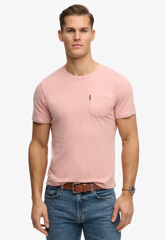 Superdry & Co Shirt 'Essential' in Roze: voorkant