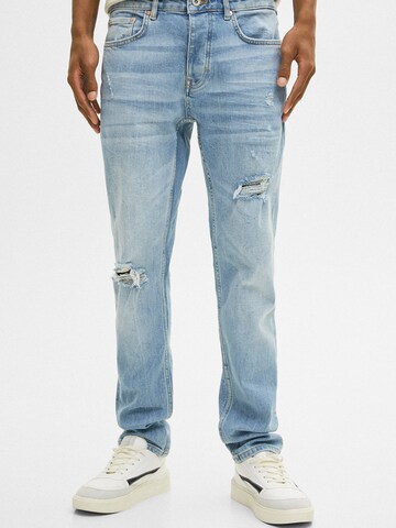 Pull&Bear Regular Jeans in Blauw