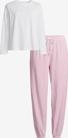 Mey Pyjama 'Solid Love' in Pink: Vorderseite