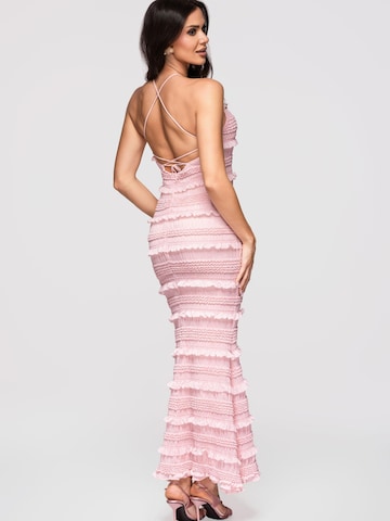 Ombre Evening dress in Pink