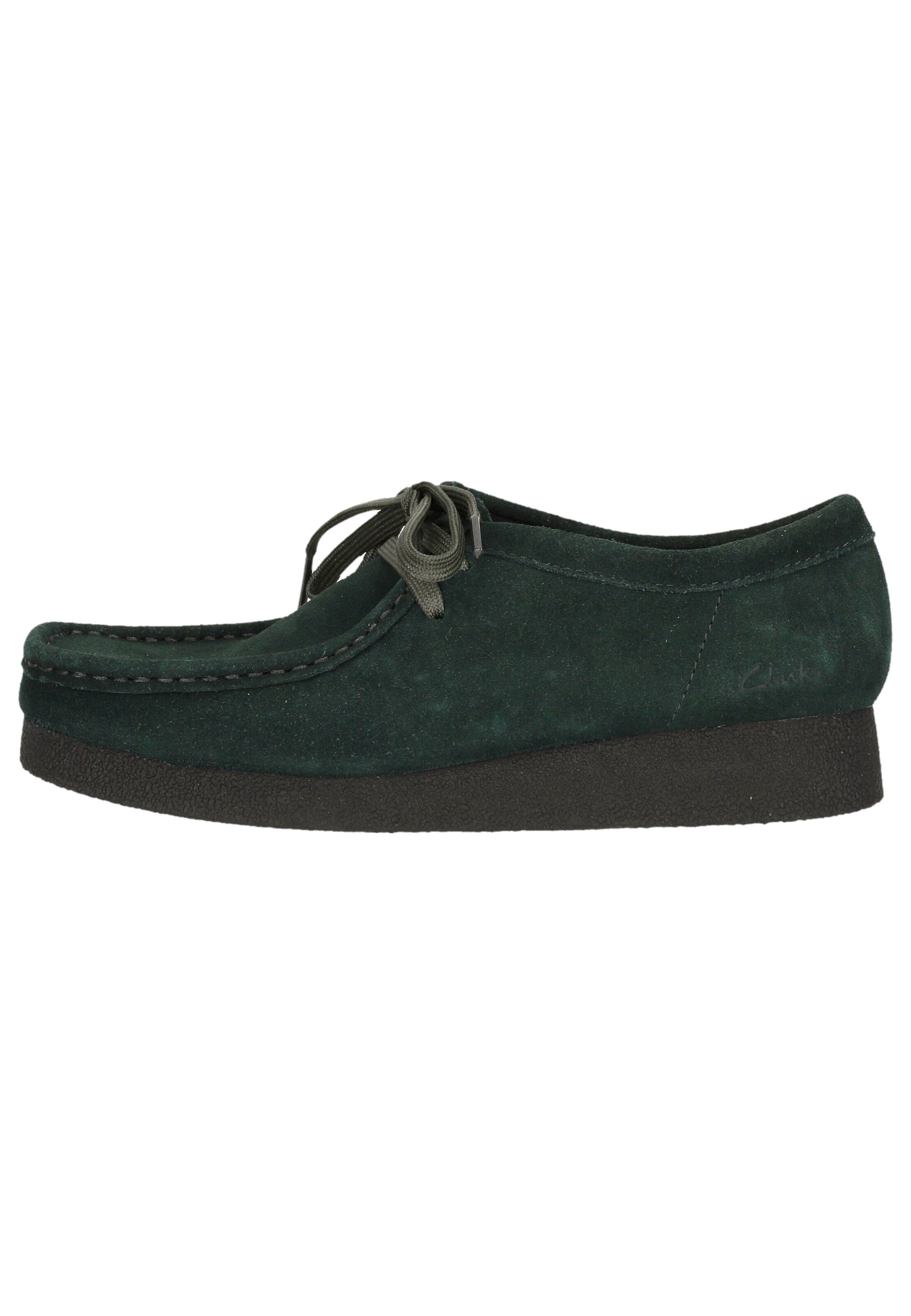 CLARKS Lace-up shoe 'Wallabee EVO' in Green