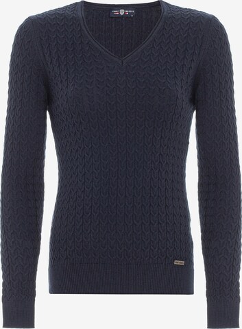 Pullover di Jimmy Sanders in blu: frontale