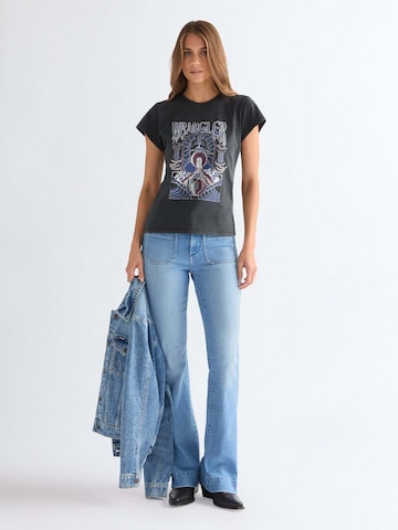 WRANGLER Shirt 'Shrunken Band'‌‌‌‌‌‌‌‌ in Schwarz