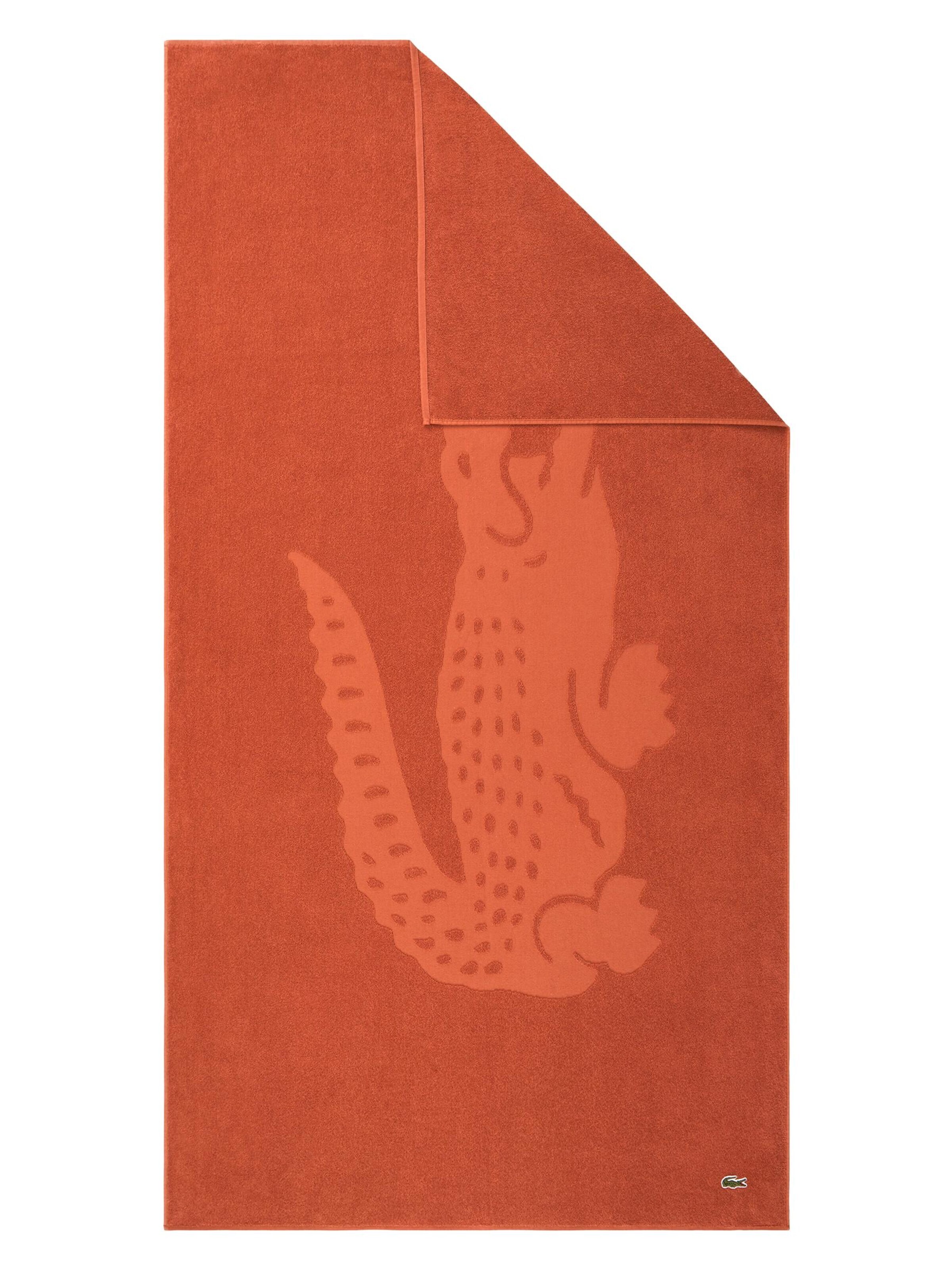 LACOSTE Beach Towel 'LSPORT' in Orange