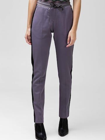 4funkyflavours Slim fit Pants 'Leave Me Alone' in Purple: front