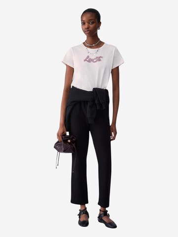 Maglietta 'BASIC T-SHIRT TF6283 JS923' di Liu Jo in bianco