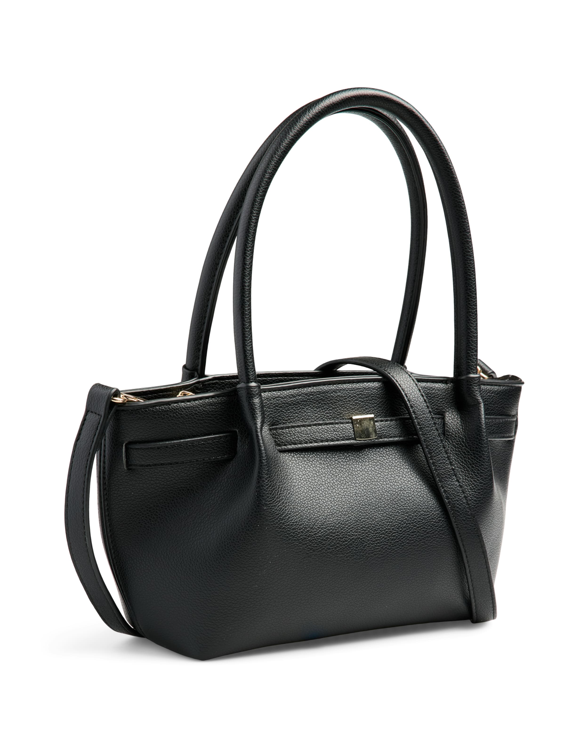 PIECES Handtasche in Schwarz: Vorderseite