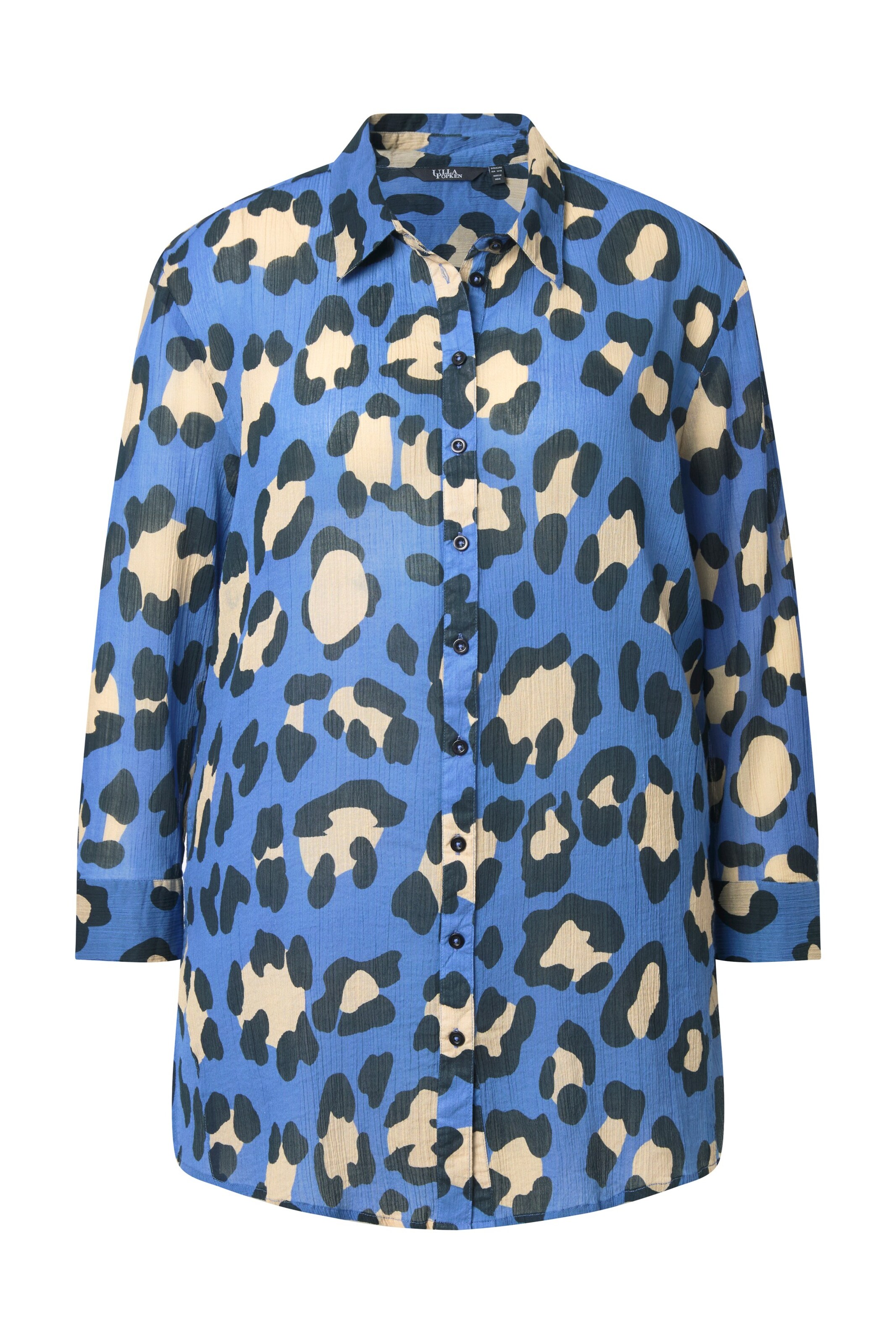 Ulla Popken Blouse in Blue / Yellow / Black, Item view