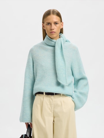 SELECTED - Pullover 'SLFLULU' em azul: frente