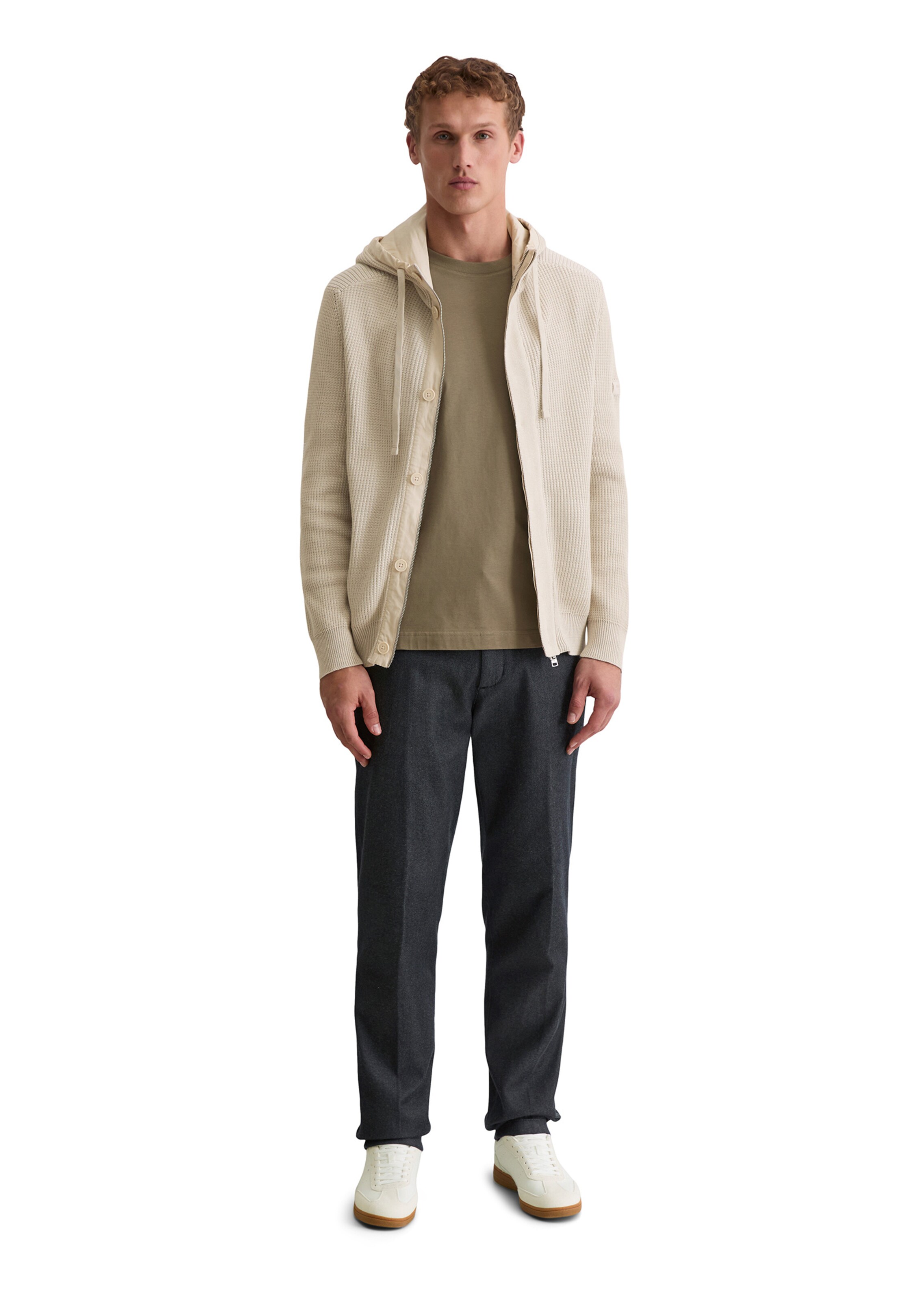 Marc O'Polo Knit cardigan in Beige