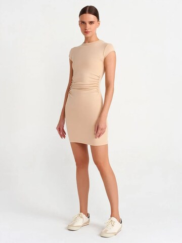 Dilvin Dress in Beige