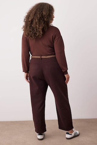 Trendyol Curve Обычный Джинсы в Коричневый