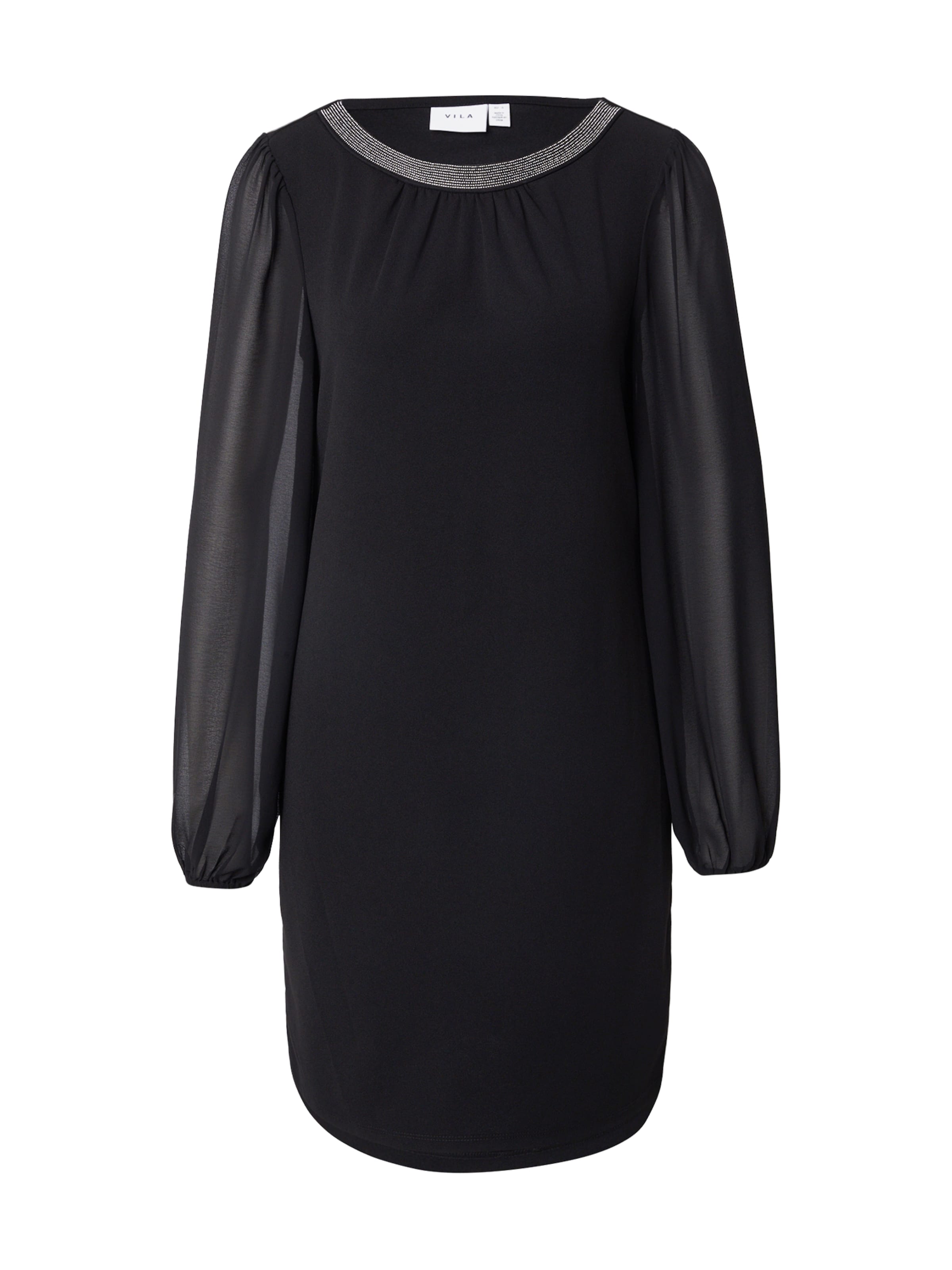 VILA Φόρεμα 'VICLARA' σε μαύρο: μπροστά