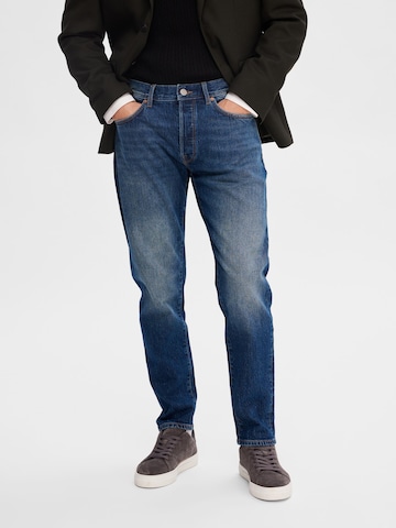SELECTED HOMME Regular Jeans 'TOBY' in Blauw: voorkant