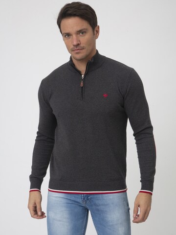 Pullover 'Feulen' di Sir Raymond Tailor in grigio: frontale