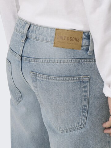 Regular Jean 'EDGE' Only & Sons en bleu