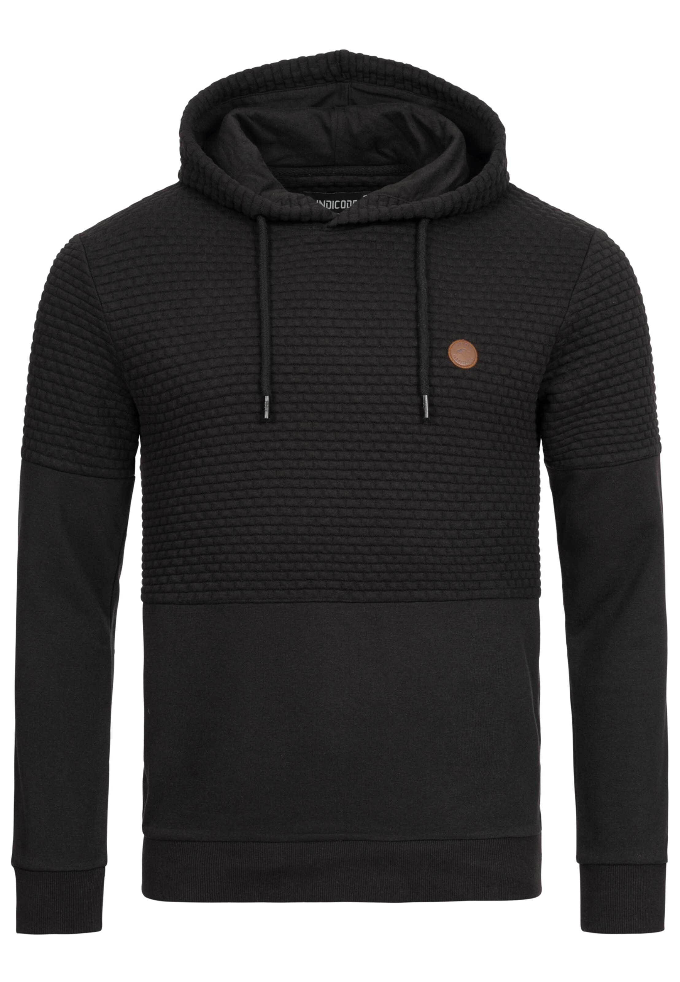 INDICODE JEANS Sweatshirt 'Franz' in Black: front